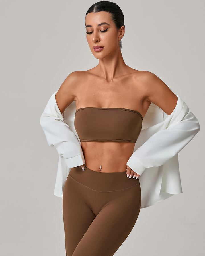 Nyla Sports Bra - Brown