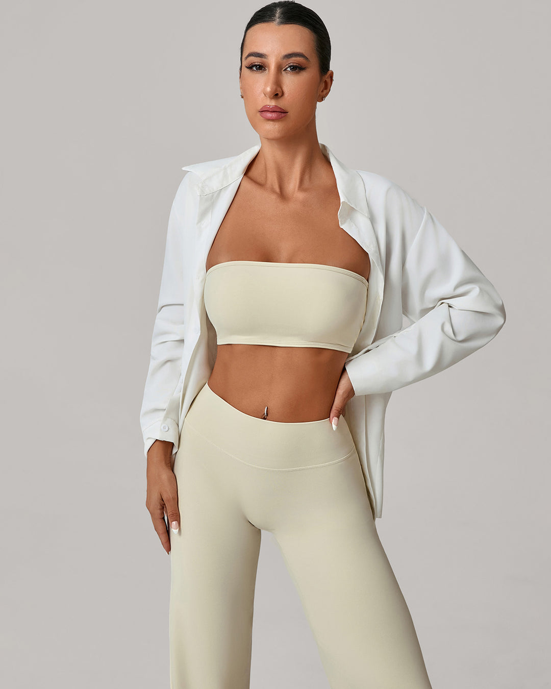 Nyla Sports Bra - Oyster