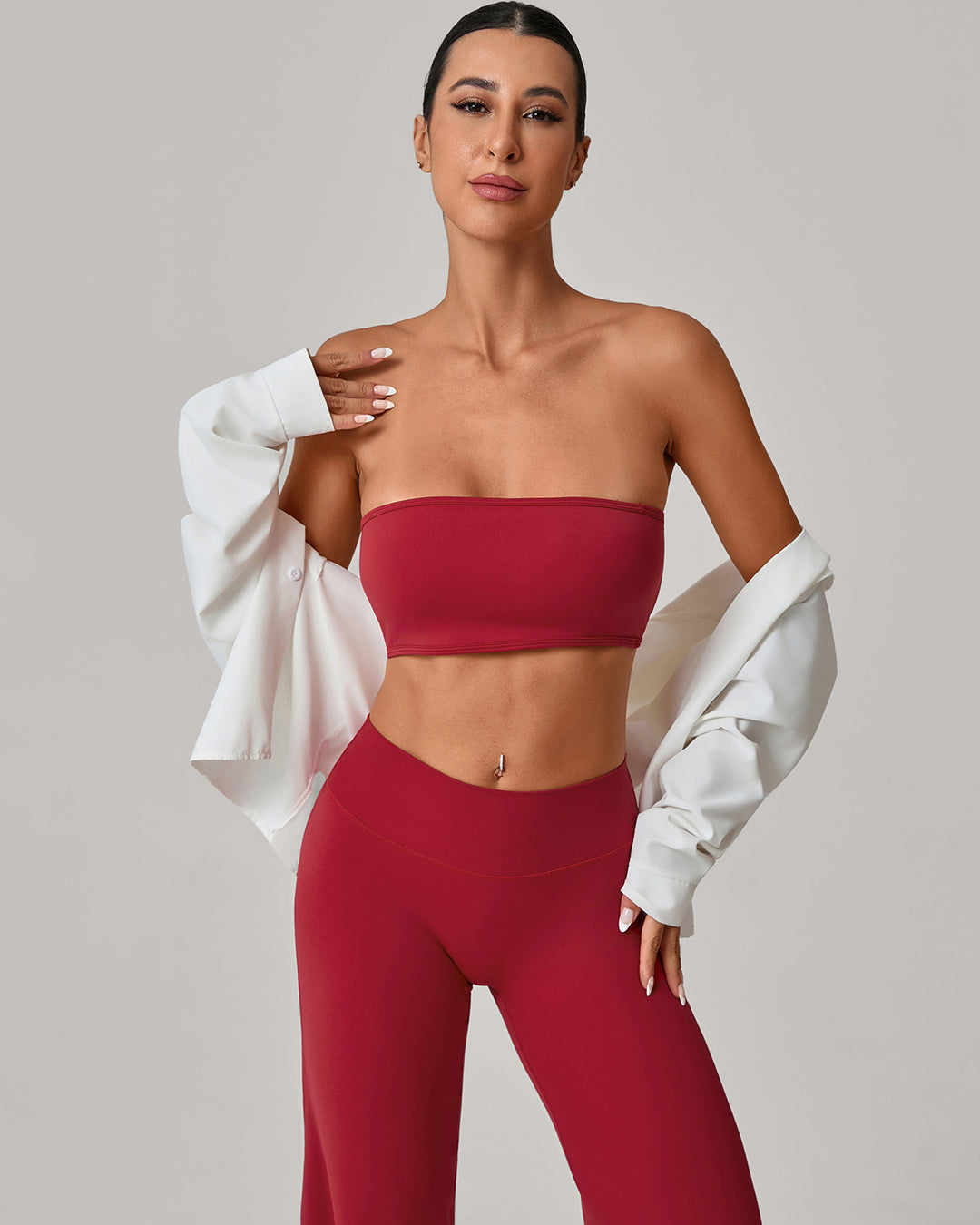 Nyla Sports Bra - Red