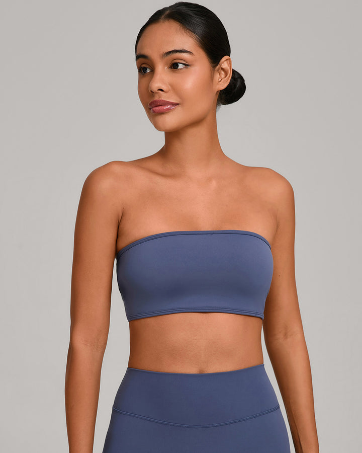 Nyla Sports Bra - Smoky Blue