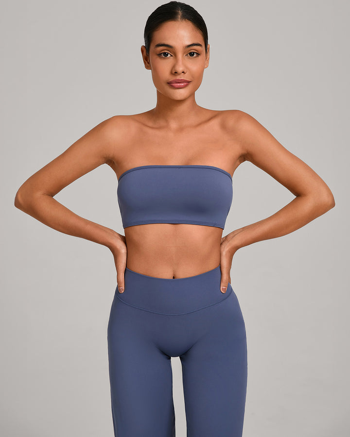 Nyla Sports Bra - Smoky Blue