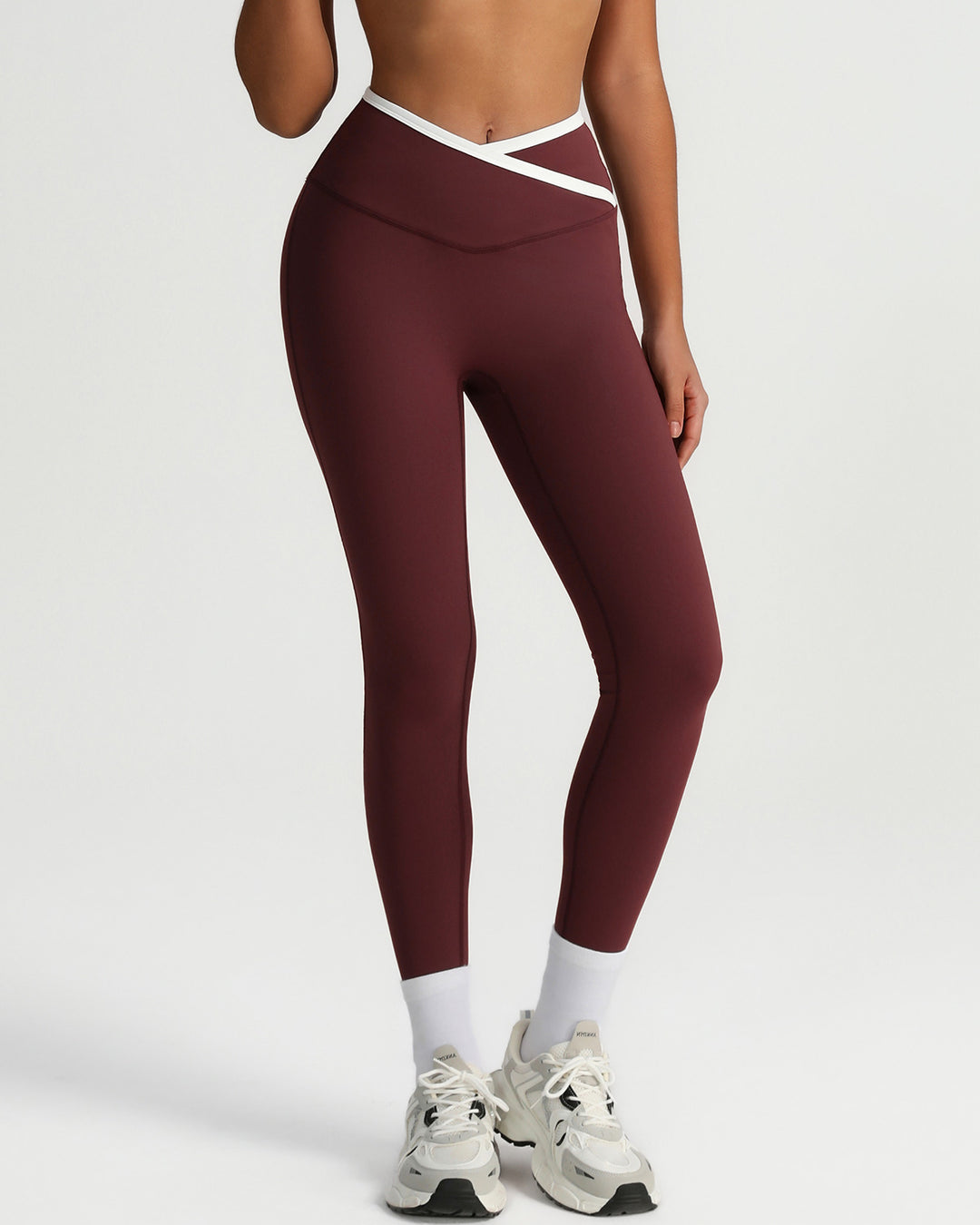 Octavia Scrunch Leggings - Auburn