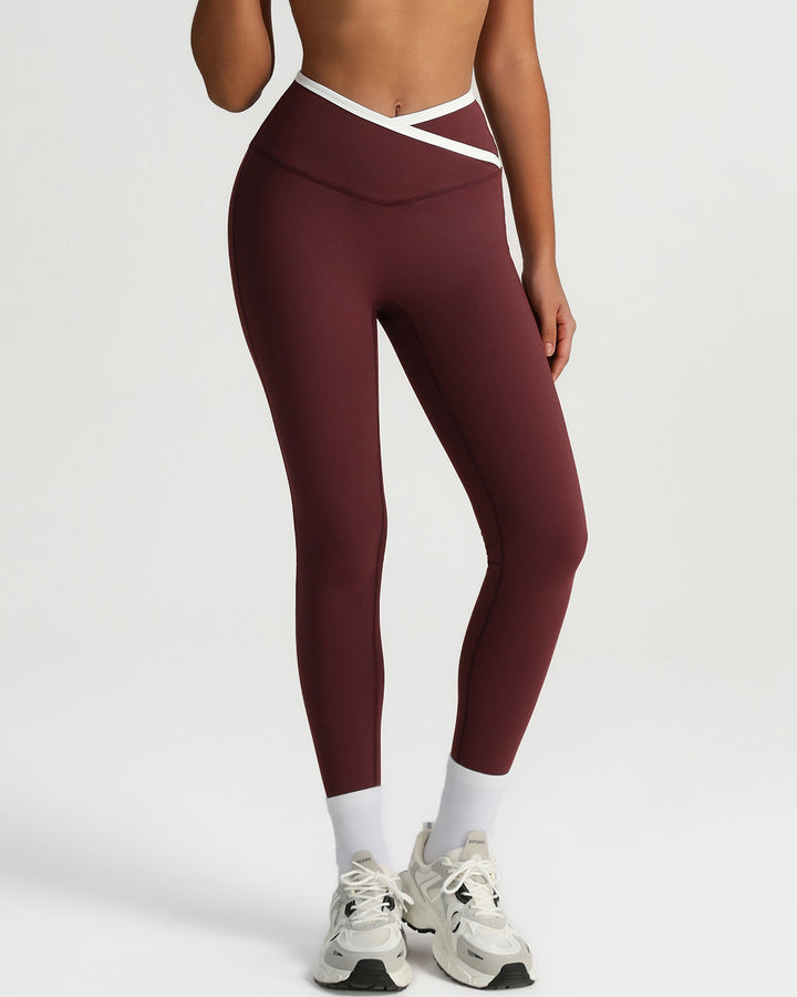 Octavia Scrunch Leggings - Auburn