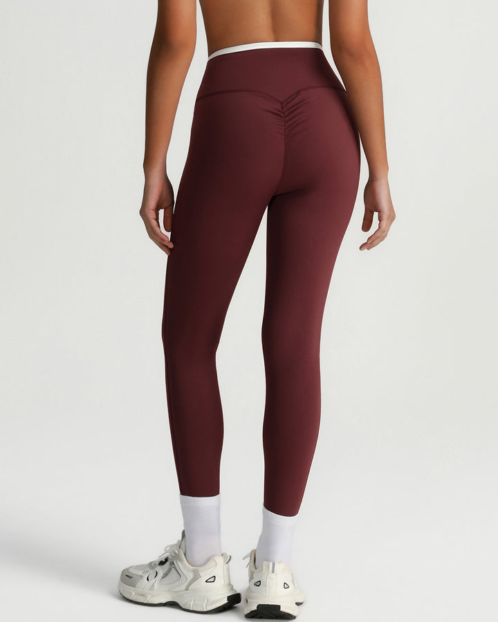 Octavia Scrunch Leggings - Auburn