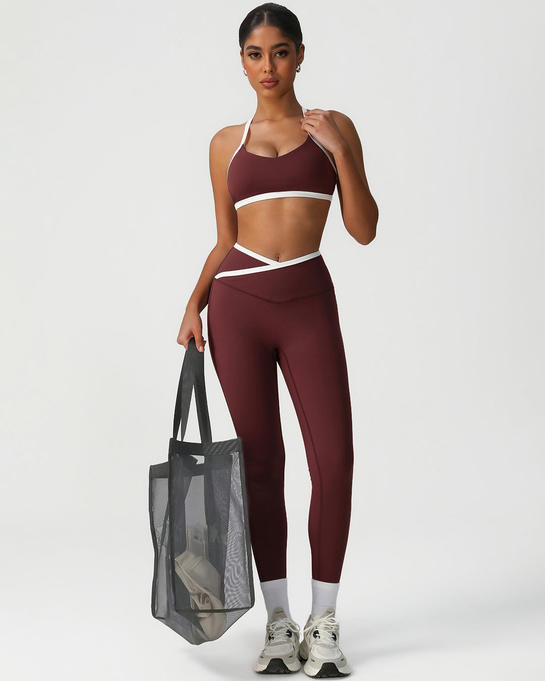 Octavia Scrunch Leggings - Auburn