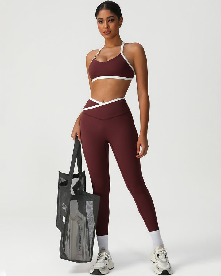 Octavia Sports Bra - Auburn