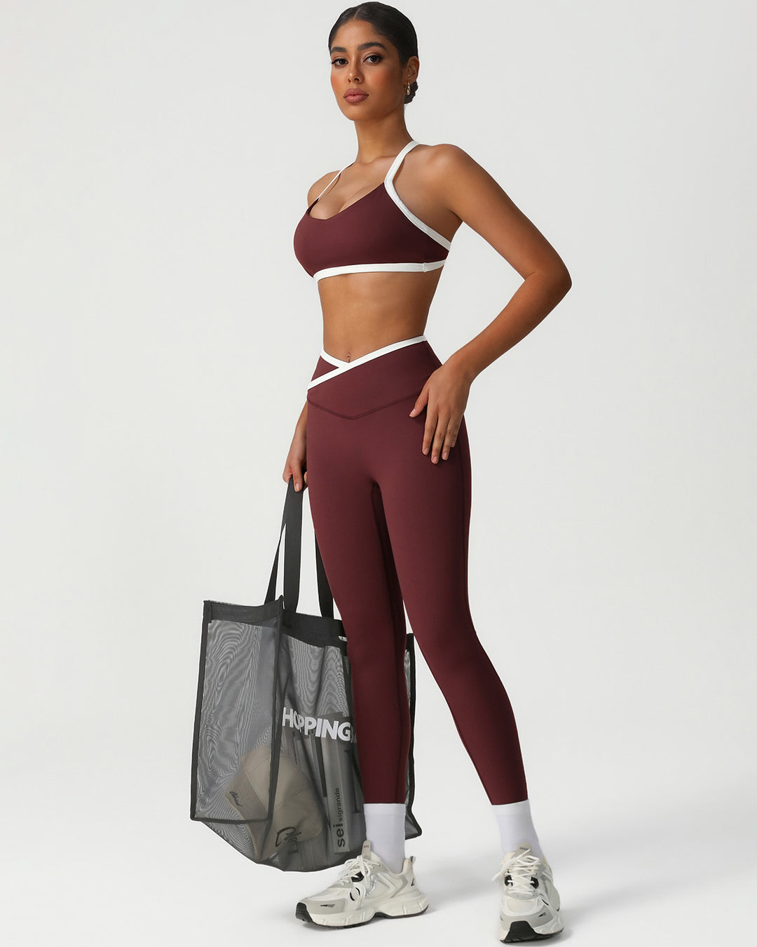 Octavia Sports Bra - Auburn