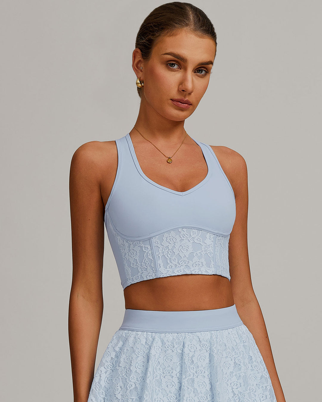 Odessa Crop Top - Blue