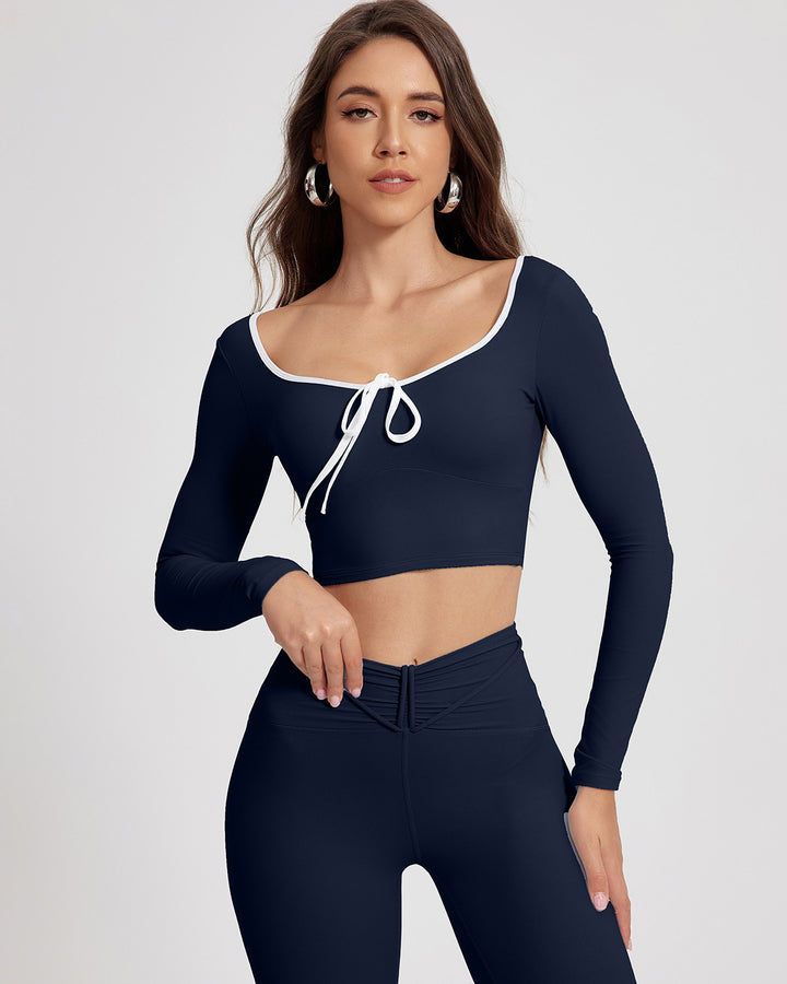 Oona Long Sleeve - Navy