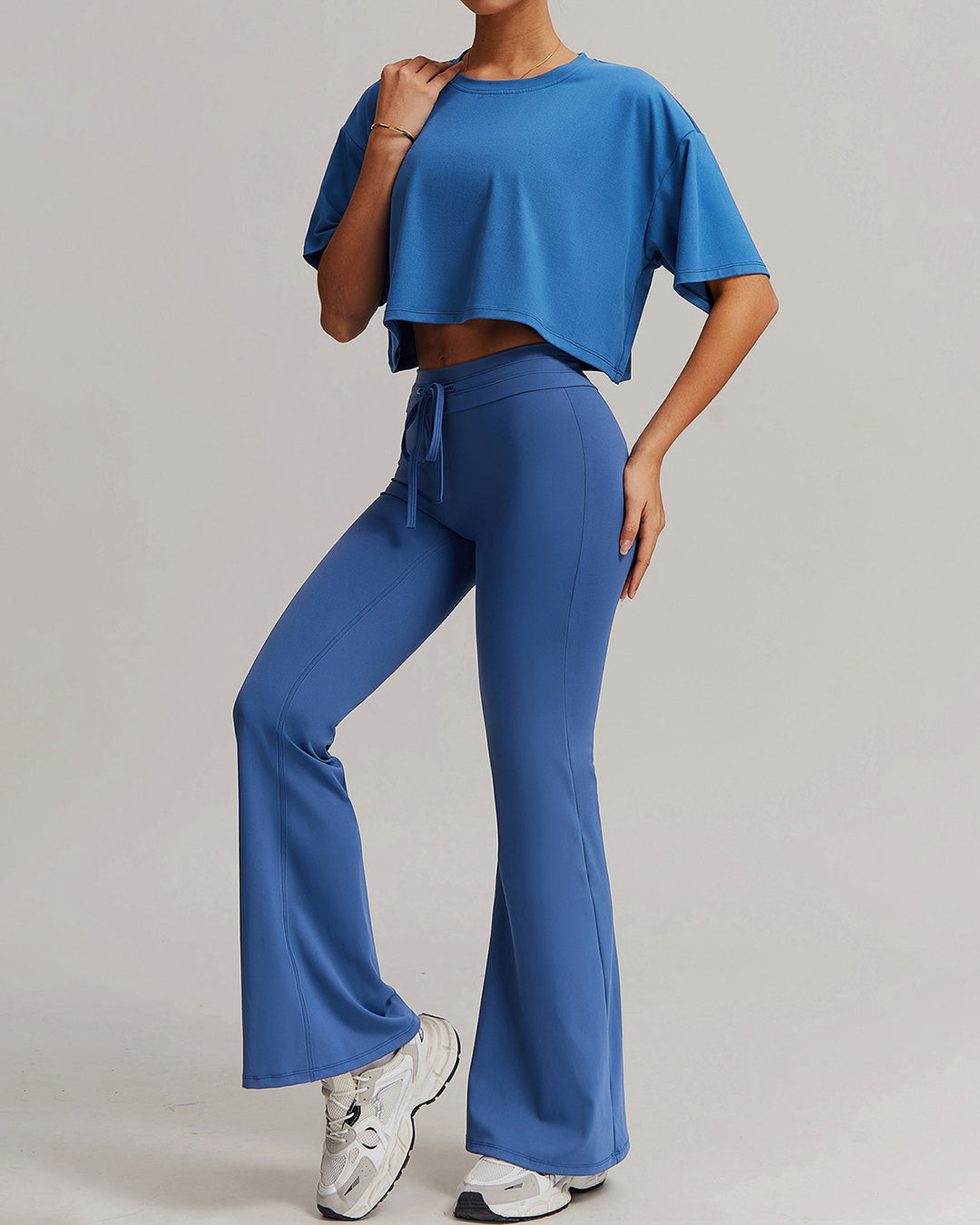 Oriana Flare Leggings - Royal Blue