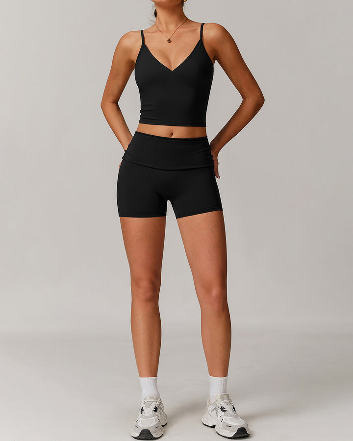 Paloma Crop Top - Black