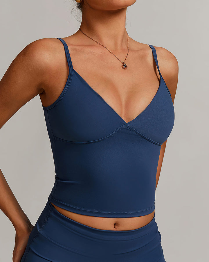 Paloma Crop Top - Blue