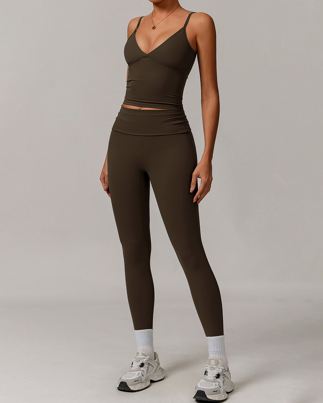 Paloma Crop Top - Brown