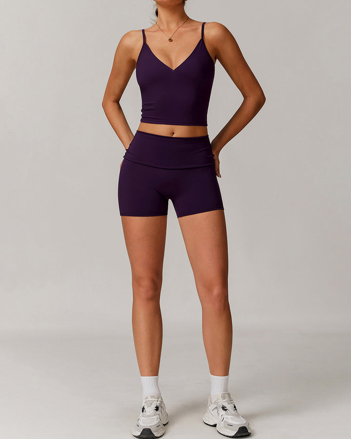 Paloma Crop Top - Purple