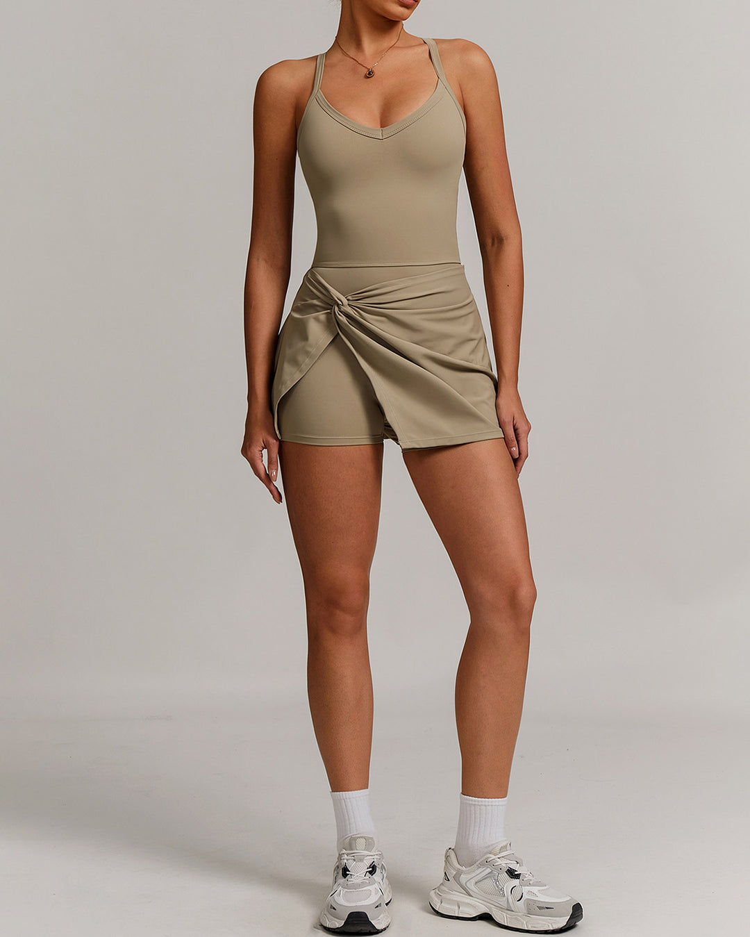 Paloma Romper - Khaki