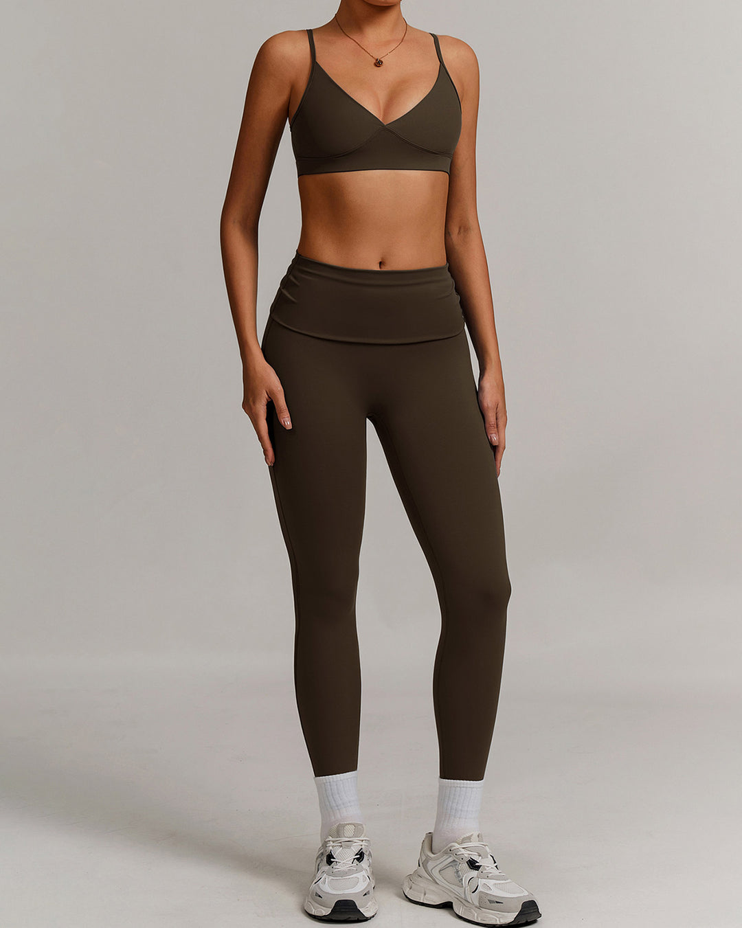 Paloma Seamless Leggings - Brown