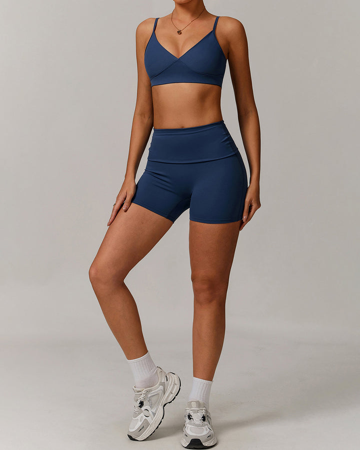 Paloma Seamless Shorts - Blue