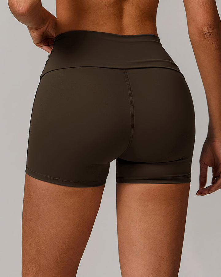 Paloma Seamless Shorts - Brown