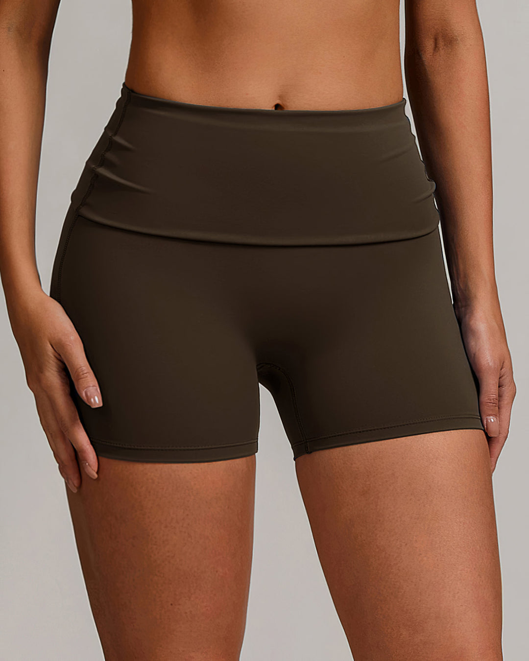 Paloma Seamless Shorts - Brown