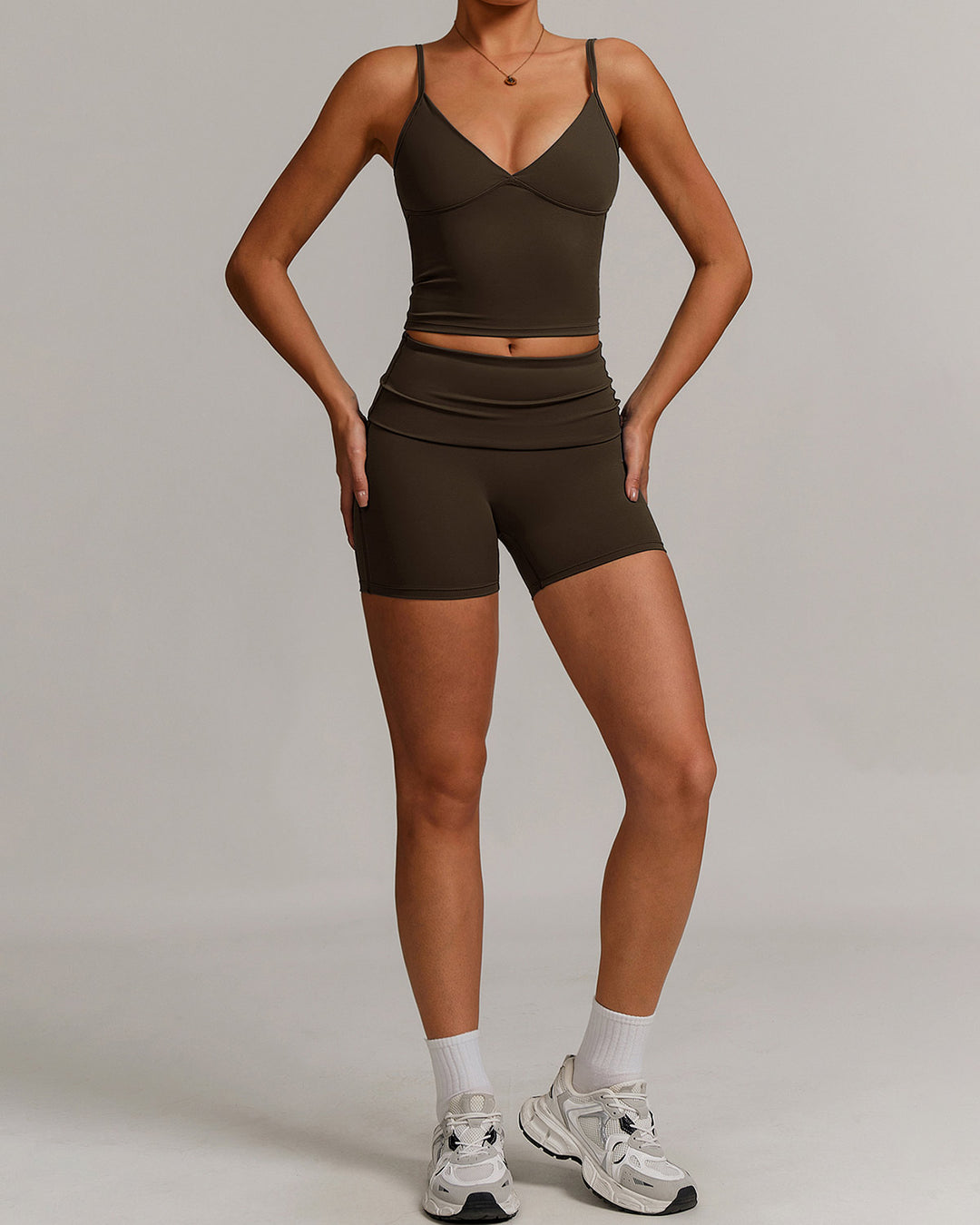 Paloma Seamless Shorts - Brown