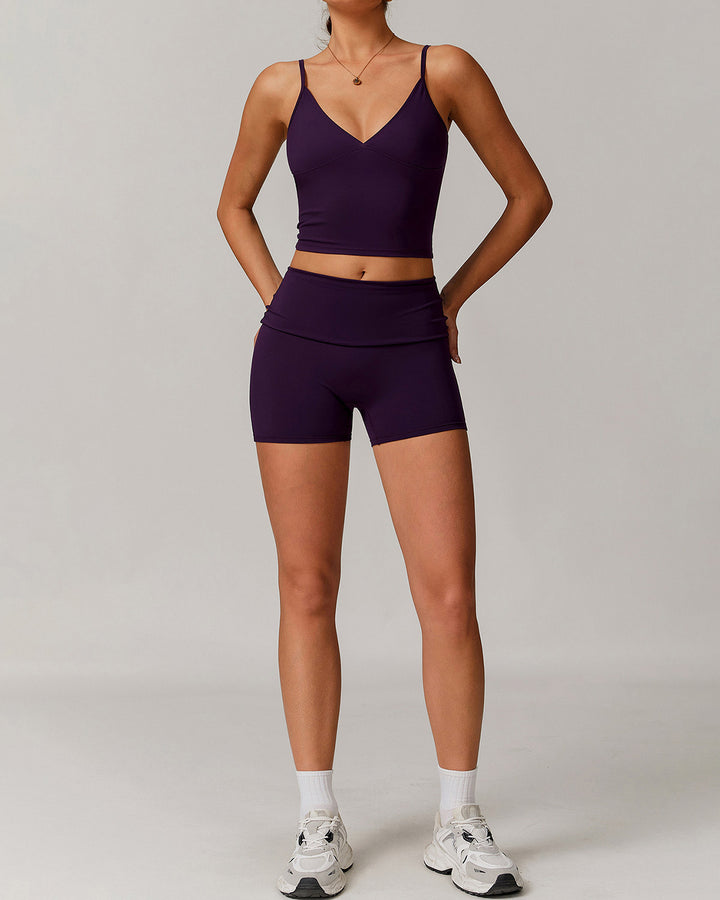 Paloma Seamless Shorts - Purple