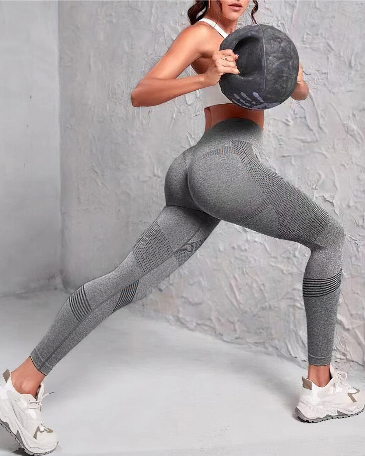 Paula Seamless Leggings - Grey