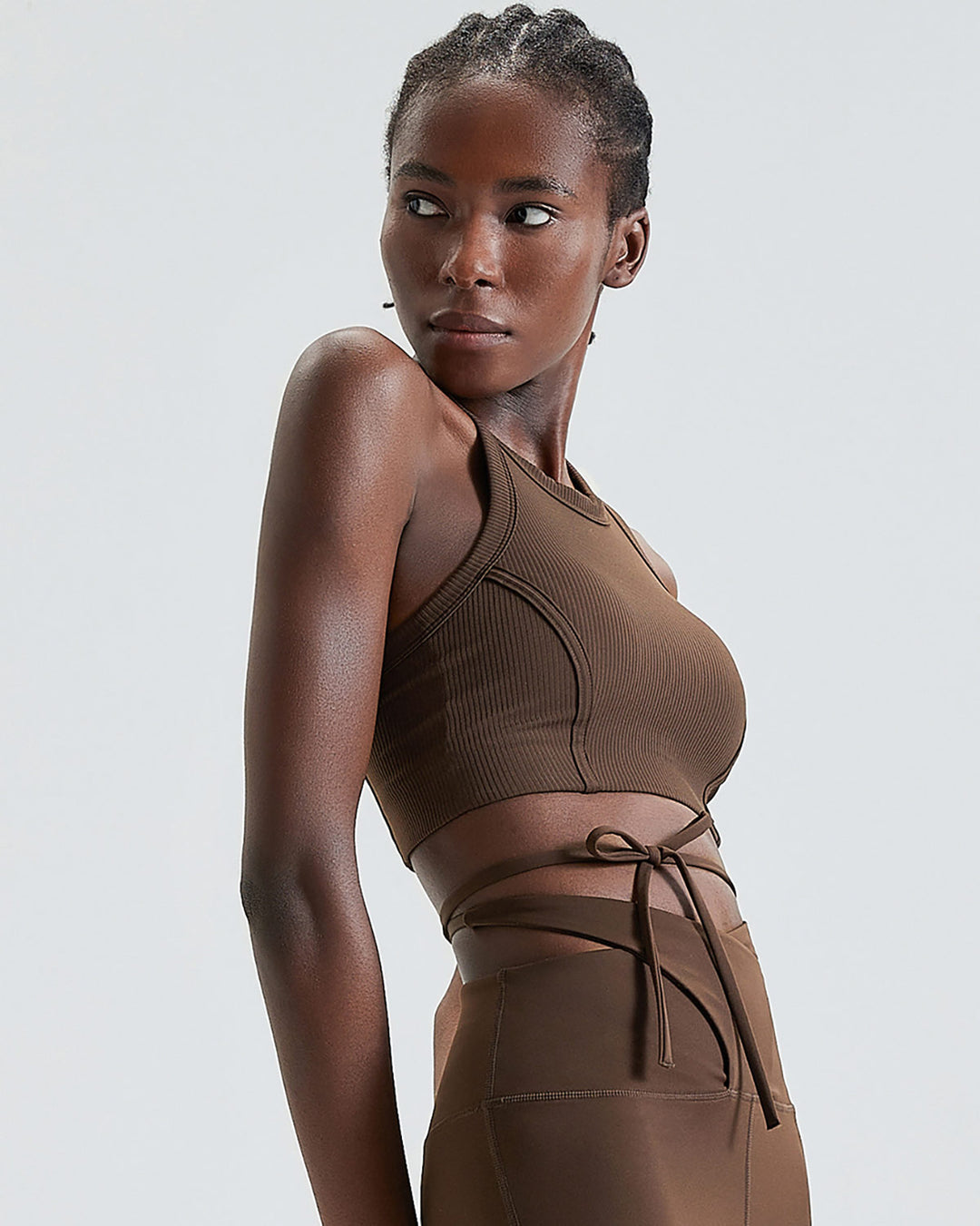 Philomena Sports Bra - Brown