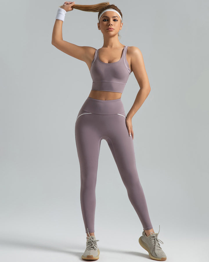 Primrose Seamless Leggings - Purple