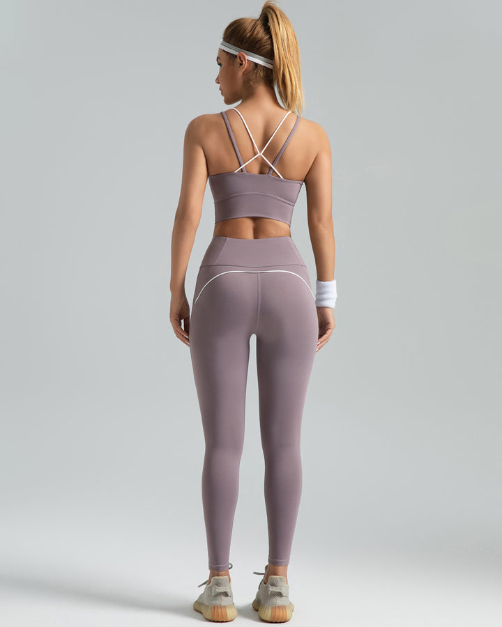 Primrose Seamless Leggings - Purple