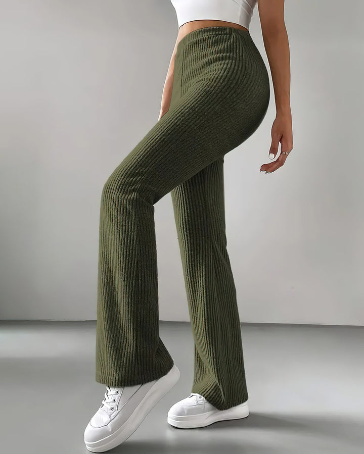 Quiana Knit Leggings - Green