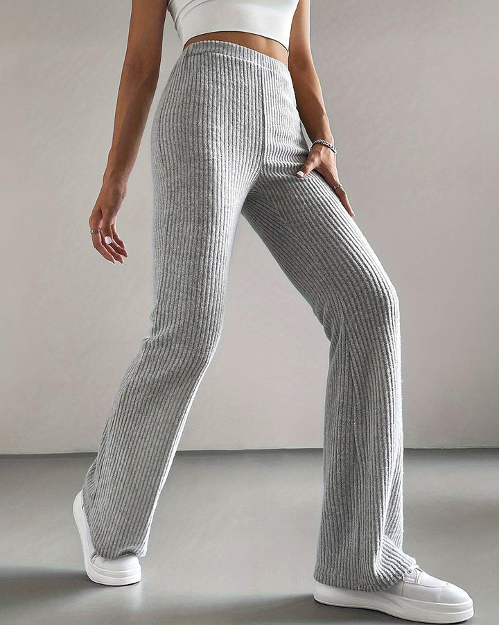 Quiana Knit Leggings - Grey