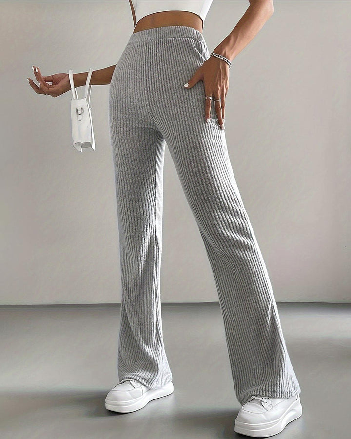Quiana Knit Leggings - Grey