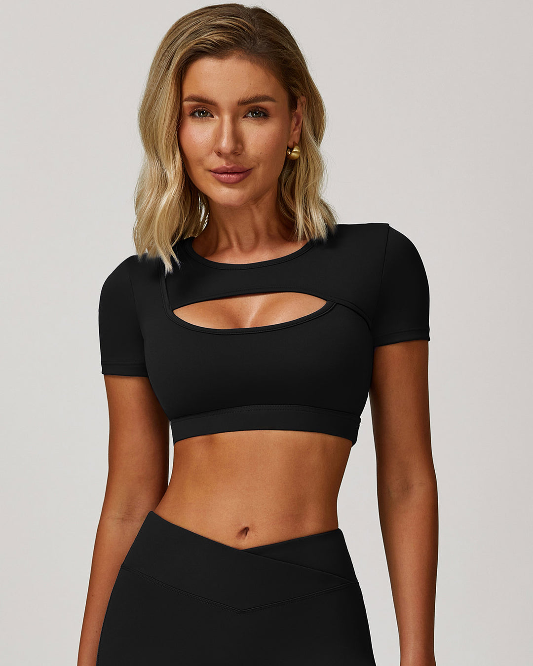 Quinlan Crop Top - Black