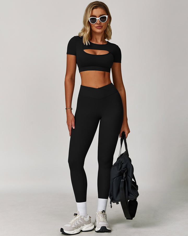 Quinlan Crop Top - Black