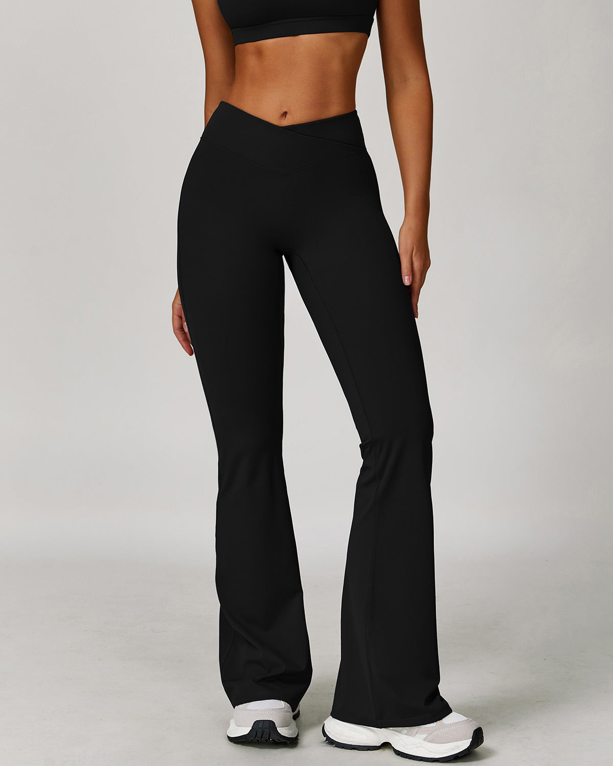 Quinlan Flare Leggings - Black