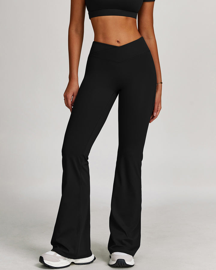 Quinlan Flare Leggings - Black