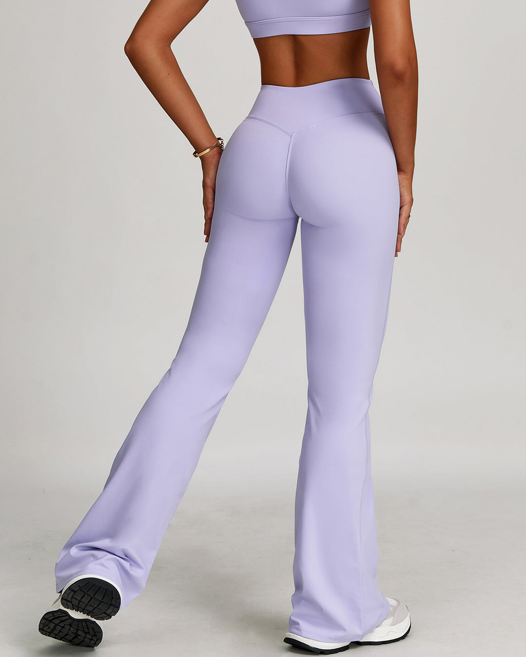 Quinlan Flare Leggings - Purple