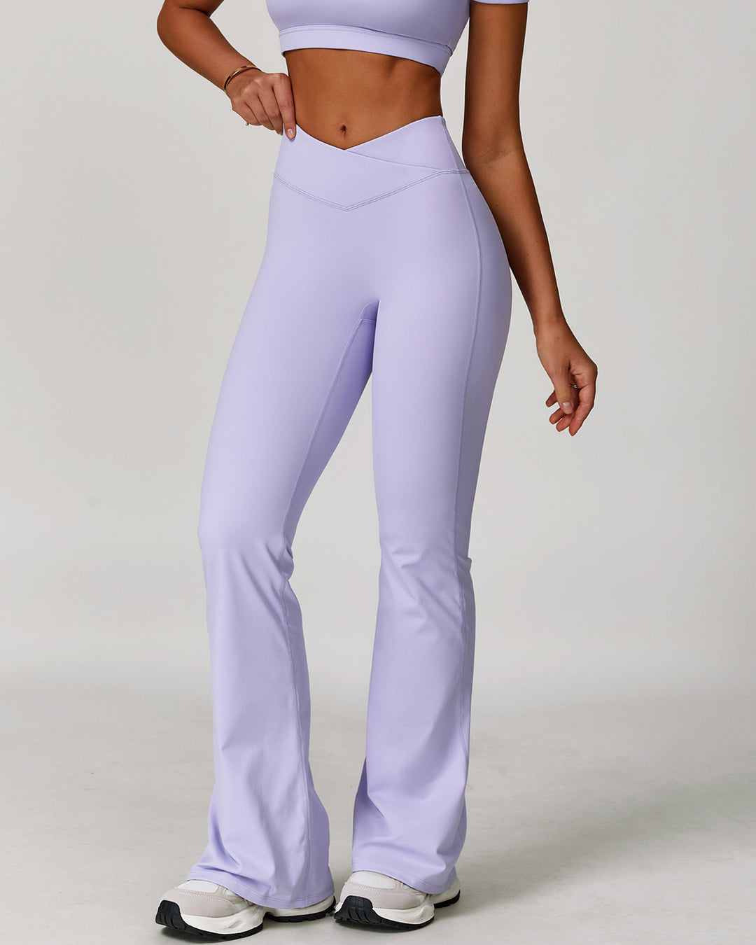 Quinlan Flare Leggings - Purple