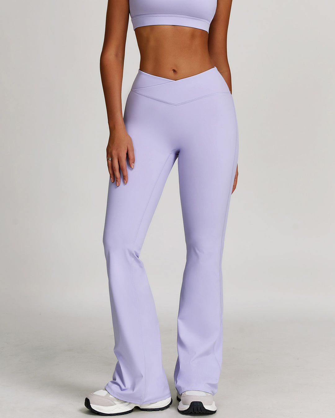 Quinlan Flare Leggings - Purple