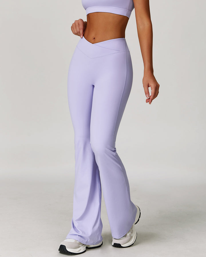 Quinlan Flare Leggings - Purple