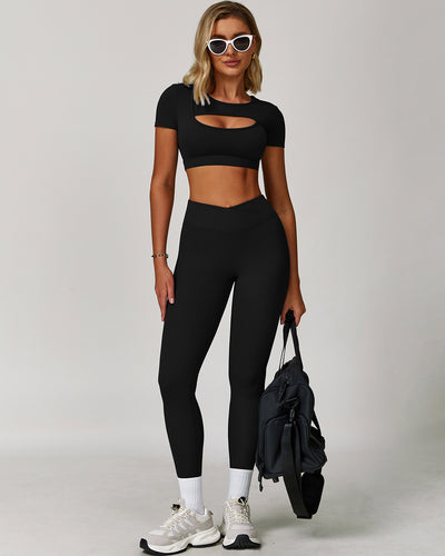 Quinlan Seamless Leggings - Black