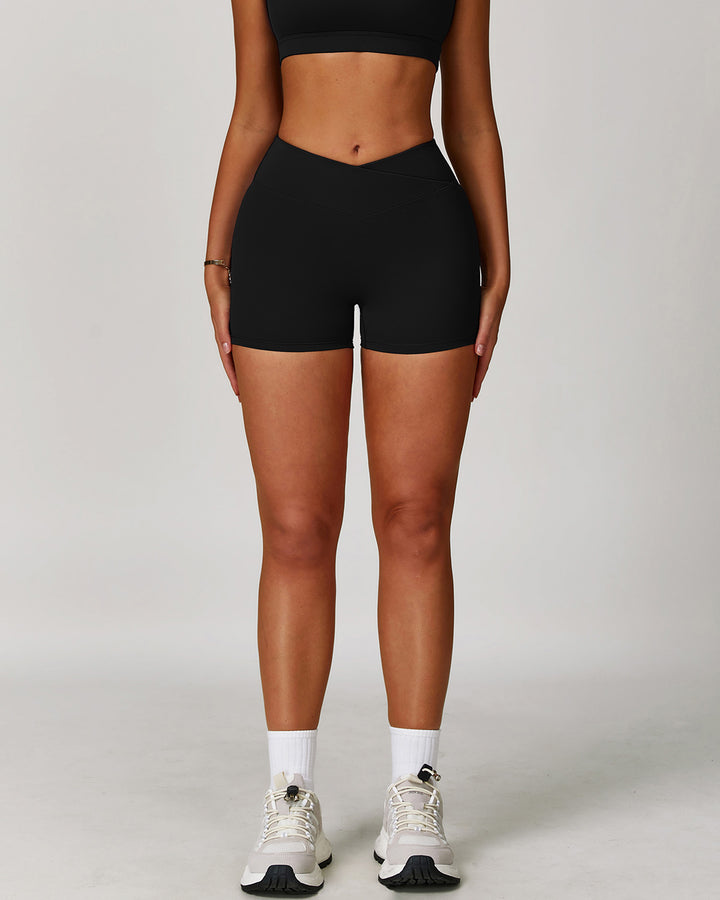 Quinlan Seamless Shorts - Black