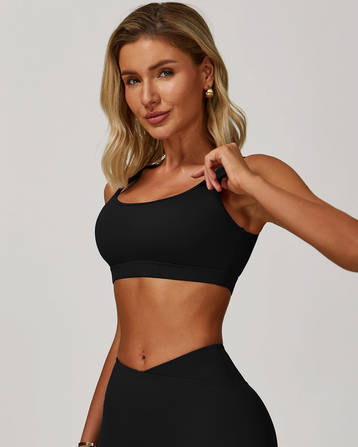 Quinlan Sports Bra - Black