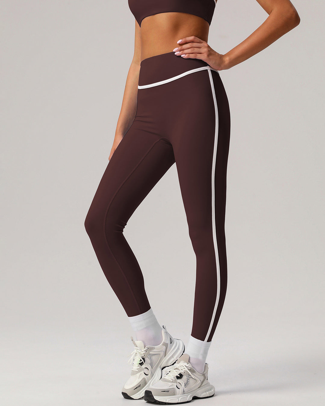Raina Seamless Leggings - Brown