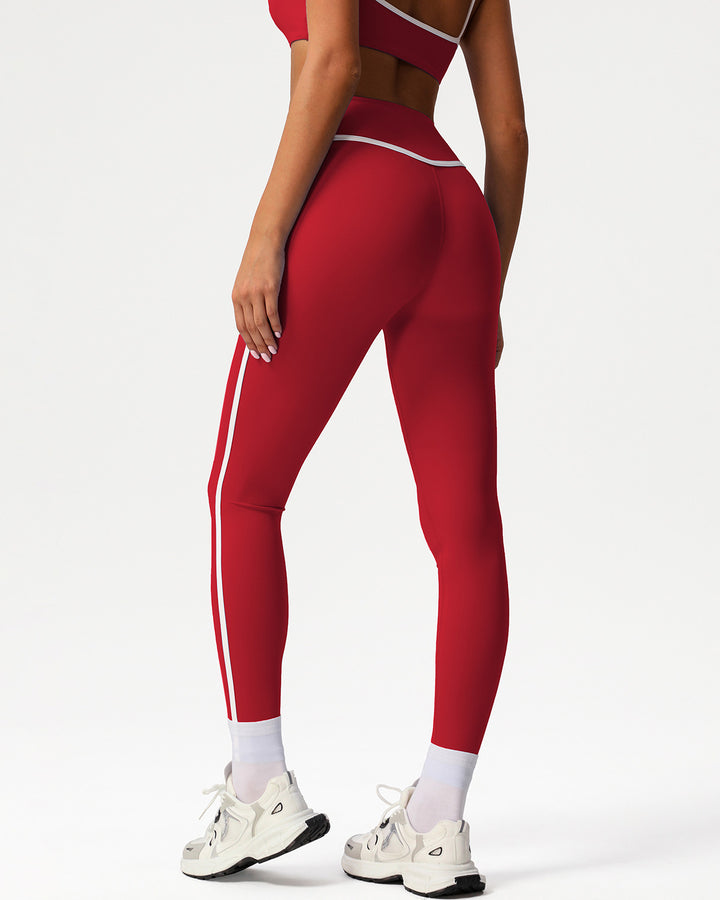 Raina Seamless Leggings - Red