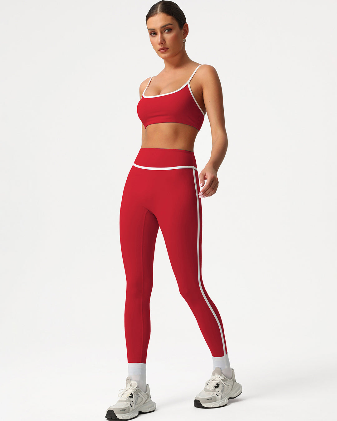 Raina Seamless Leggings - Red