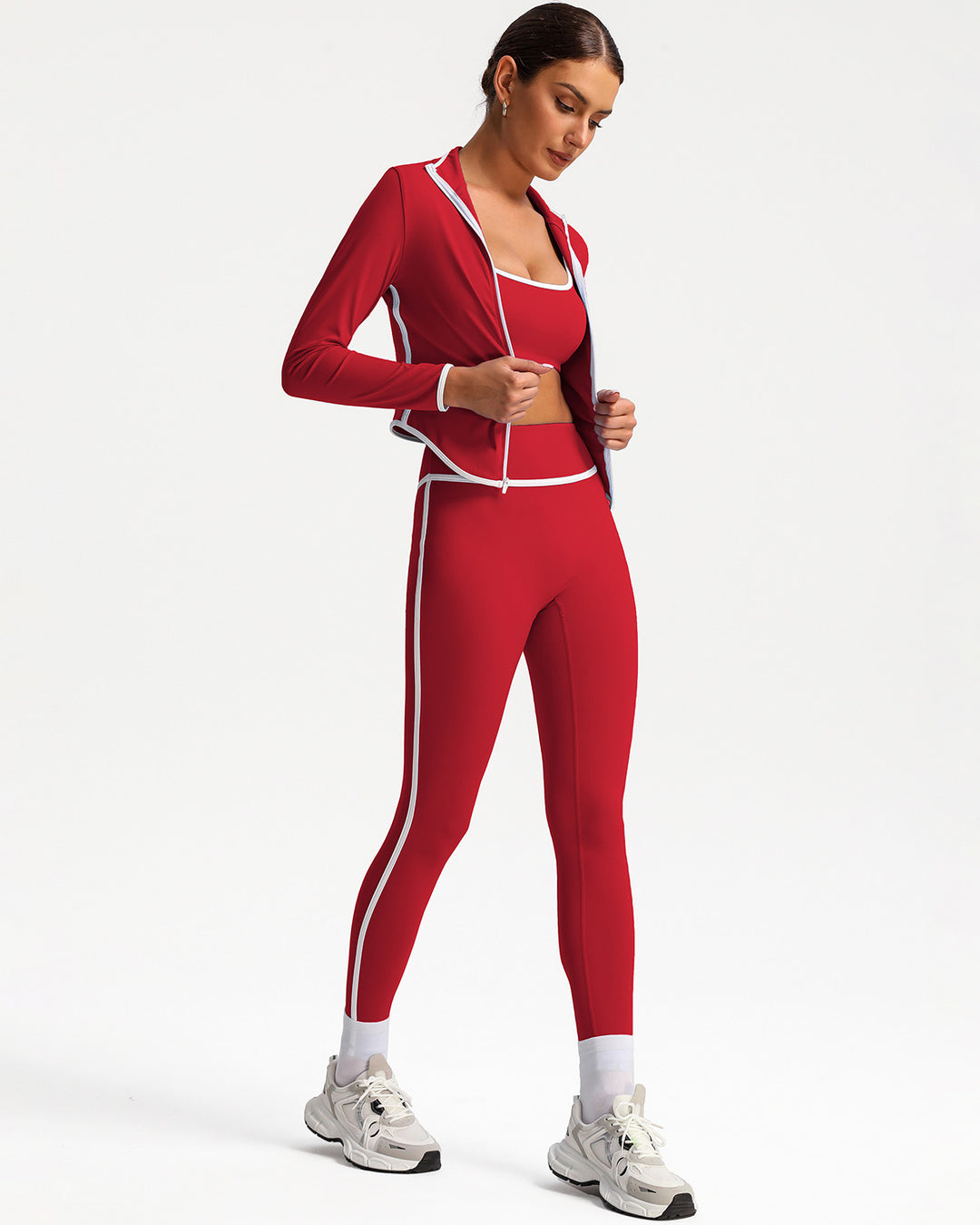 Raina Seamless Leggings - Red