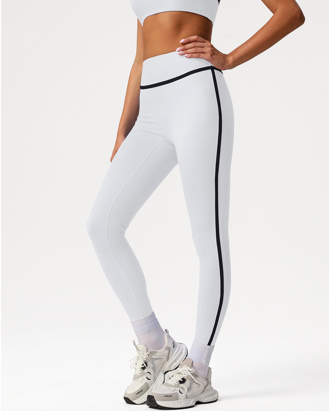 Raina Seamless Leggings - White