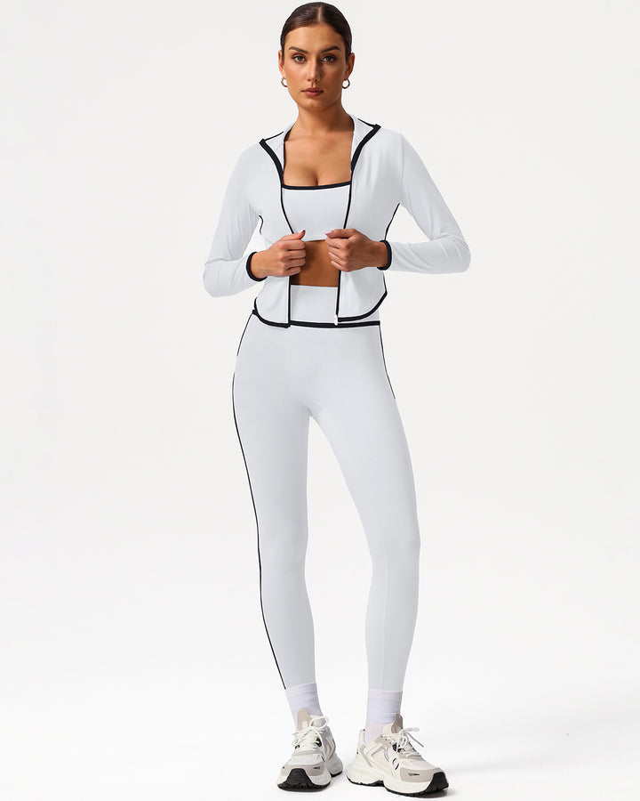 Raina Seamless Leggings - White