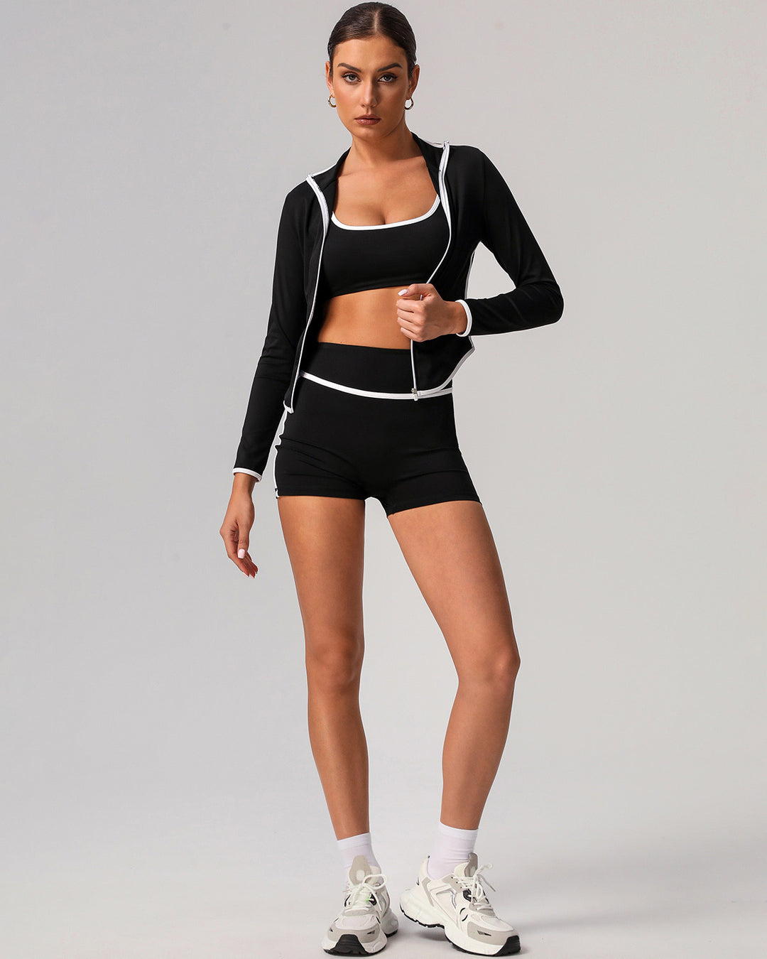 Raina Seamless Shorts - Black